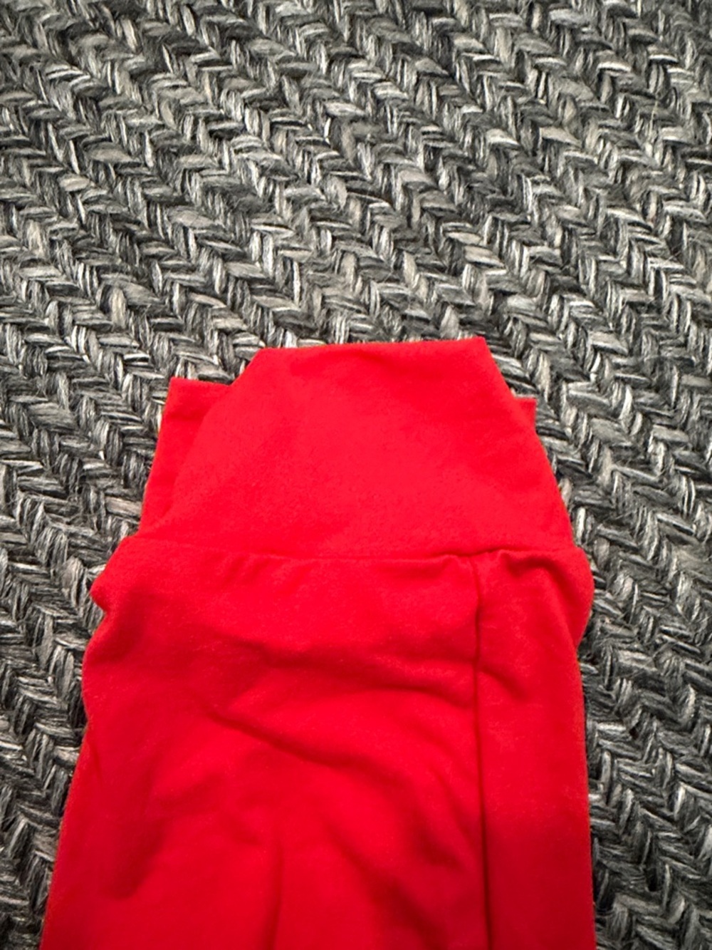 Bright Red Women's Drawstring Track Joggers - Picture 4 of 4